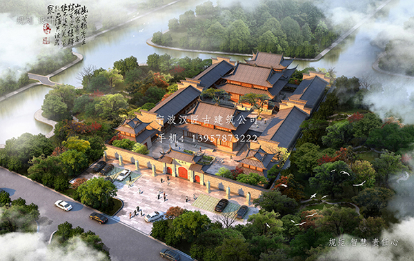 寺廟仿古工程設計_古建筑施工規劃裝修一體化  第5張